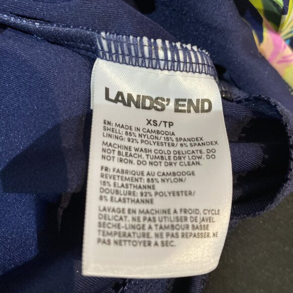 Lands’ End Women's Le Cami Swim Dress Tropical Floral Bathing Suit Size XS - Picture 9 of 12